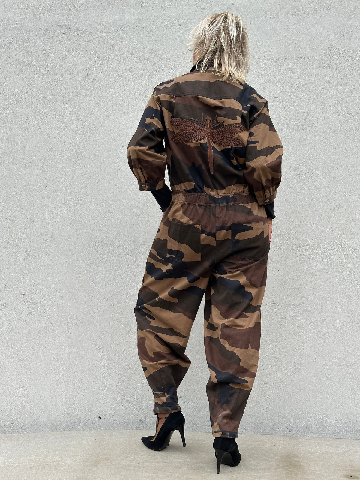 Gaspar 2607906 Belize camo jumpsuit brown