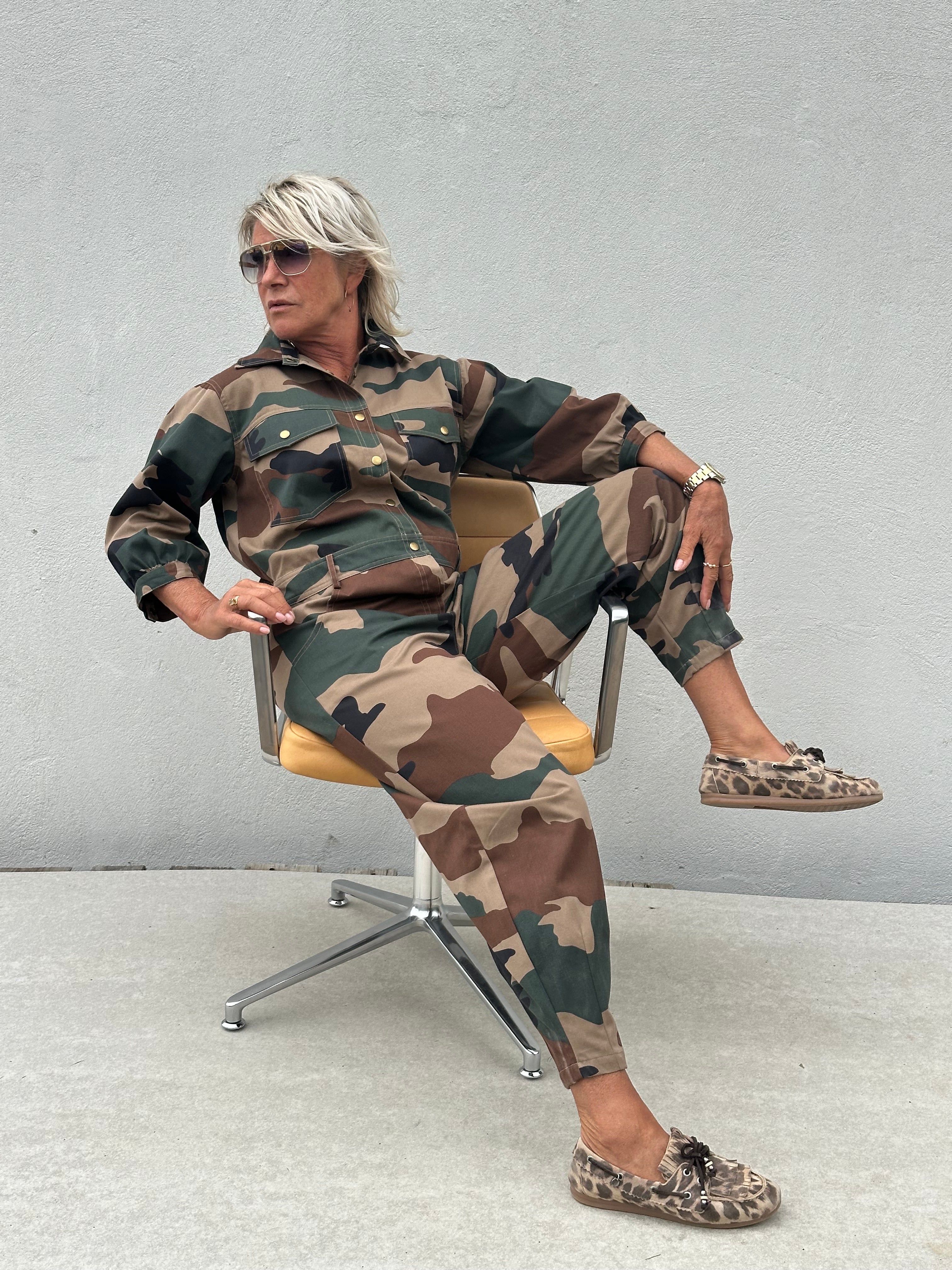 Gaspar 2607906 Belize camo jumpsuit