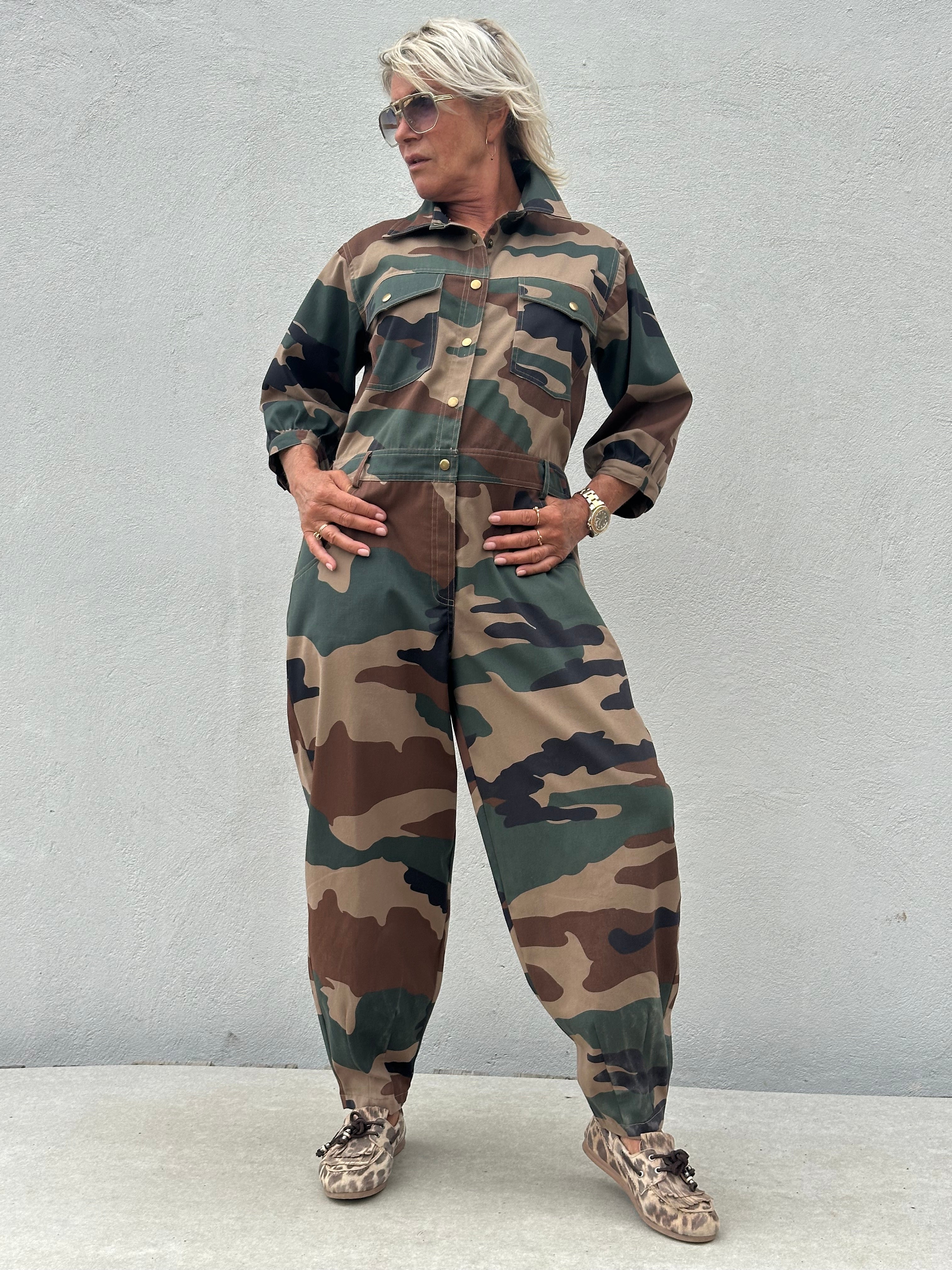 Gaspar 2607906 Belize camo jumpsuit