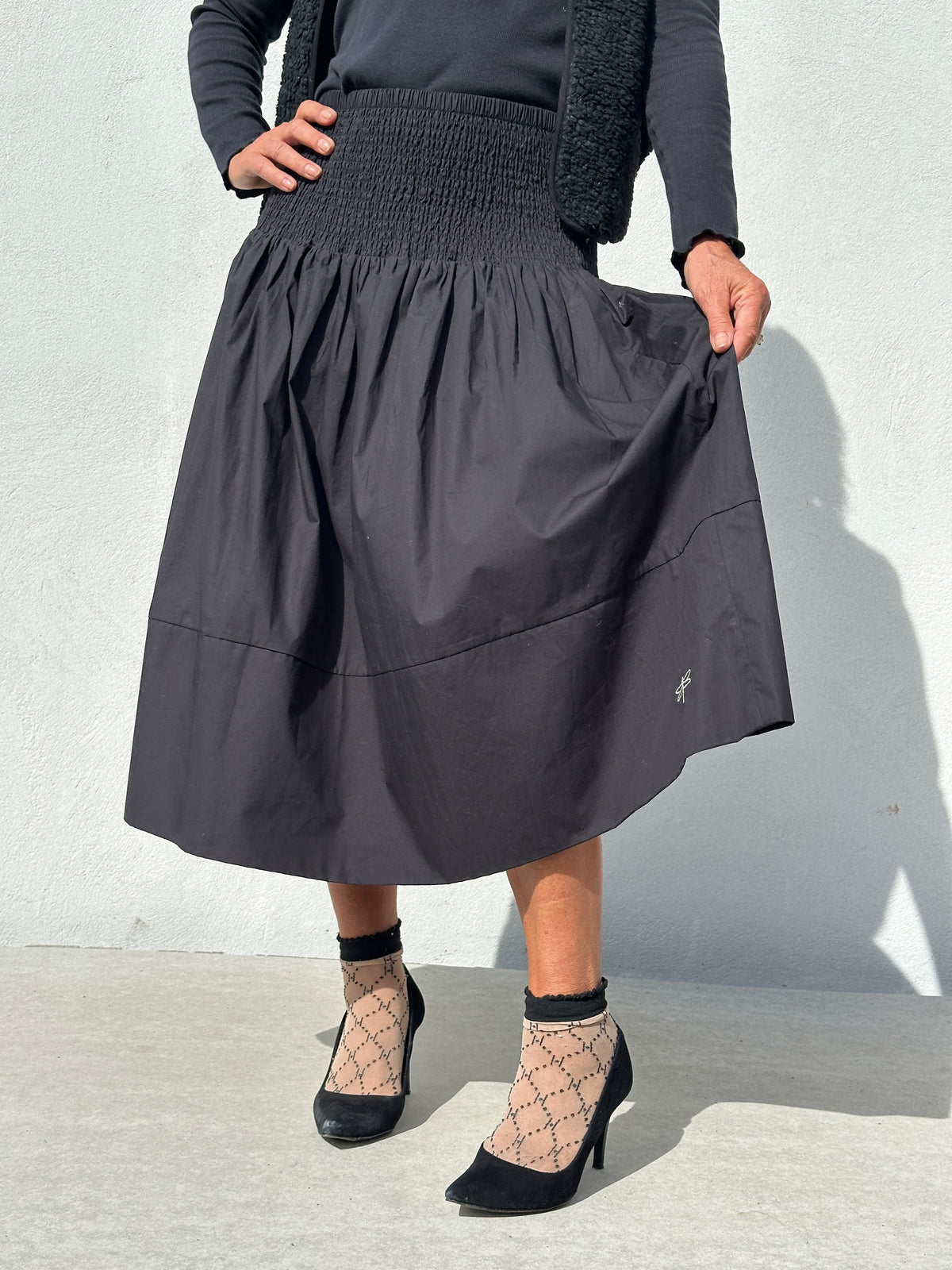 Gaspar 2607914 Vienna skirt black