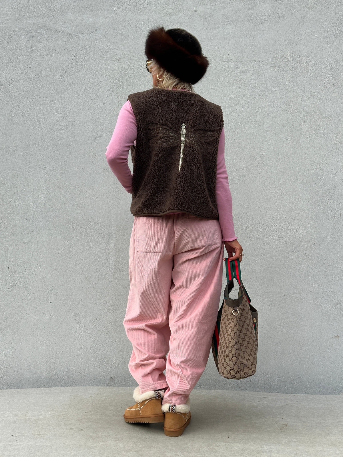 Gaspar 2607924 Colorado pants corduroy rose