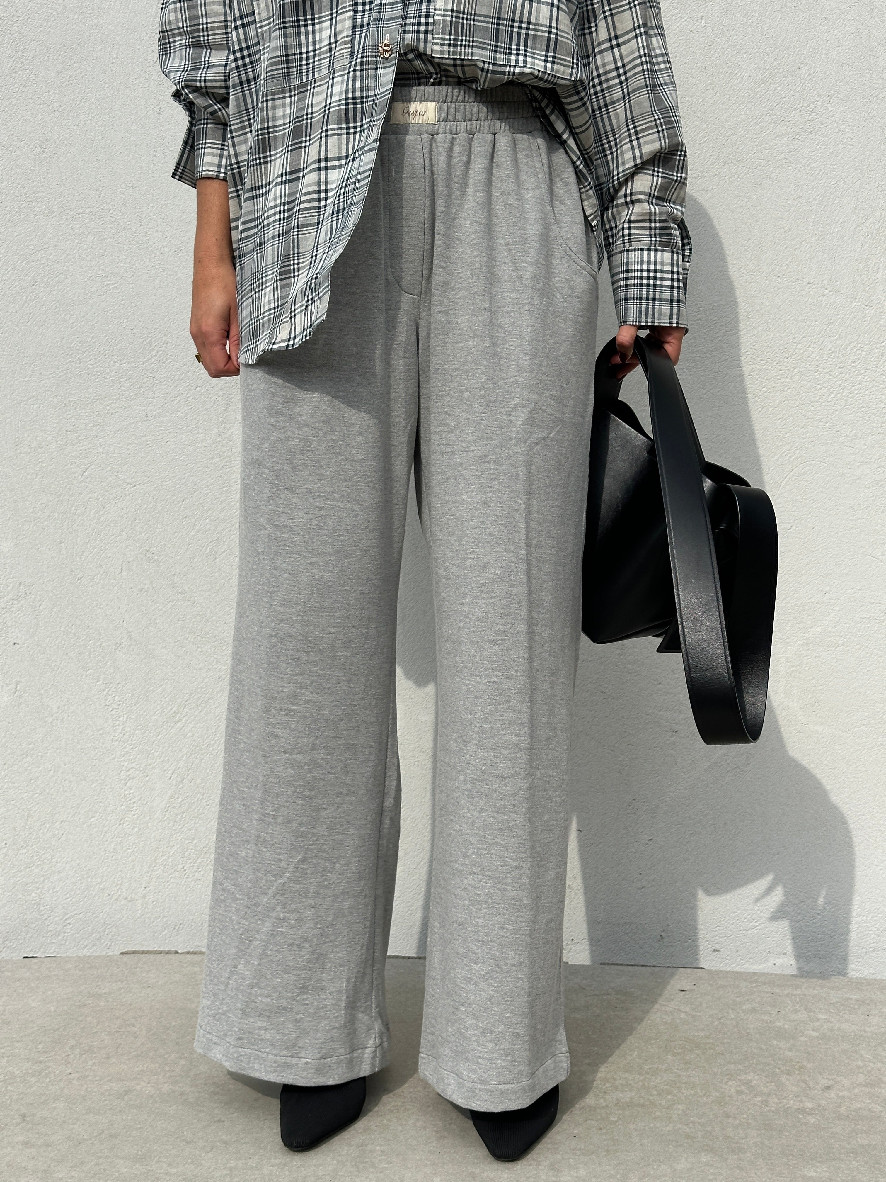 Gaspar 2607928 Honolulu pants sweat grey melange