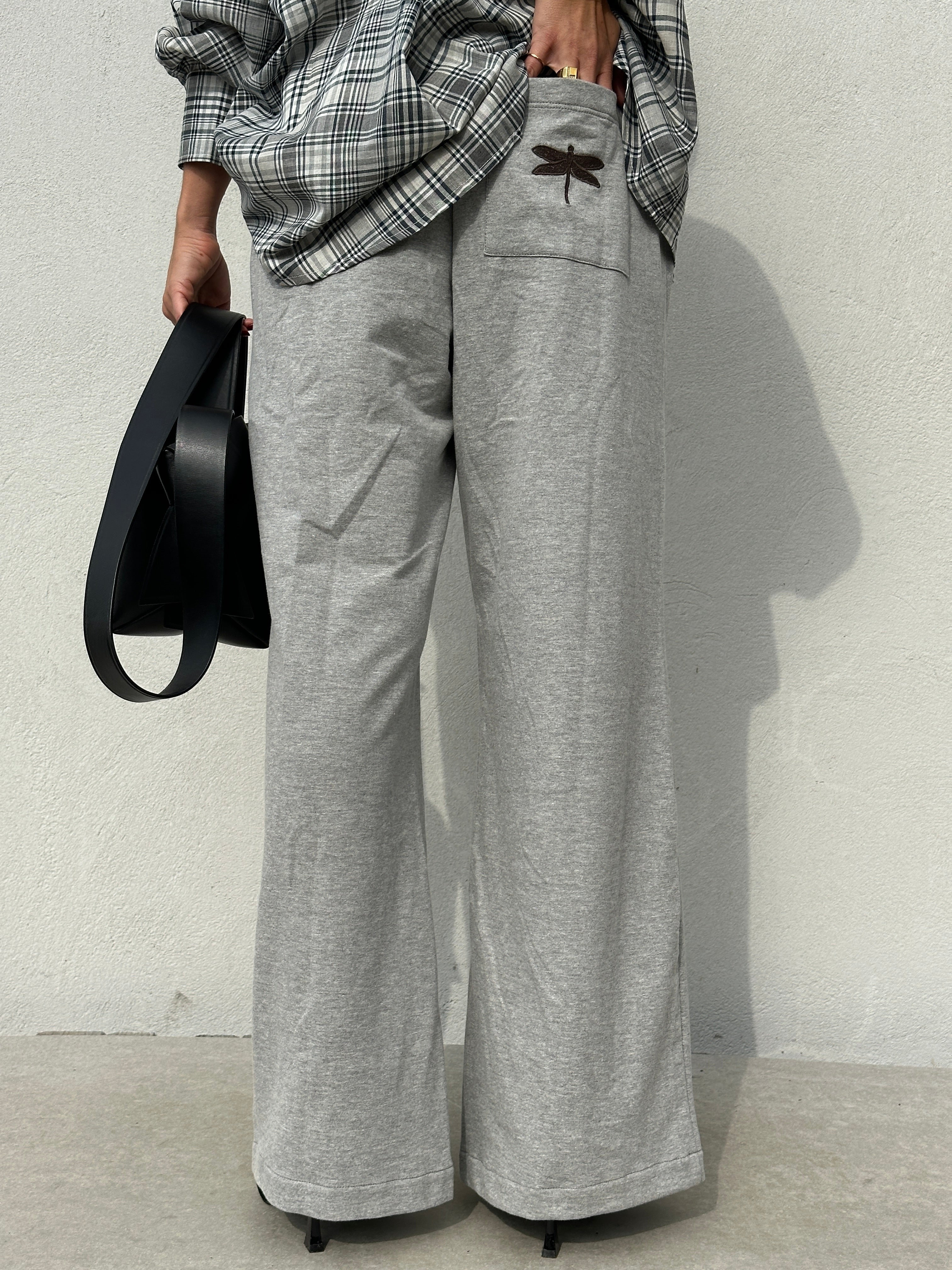 Gaspar 2607928 Honolulu pants sweat grey melange