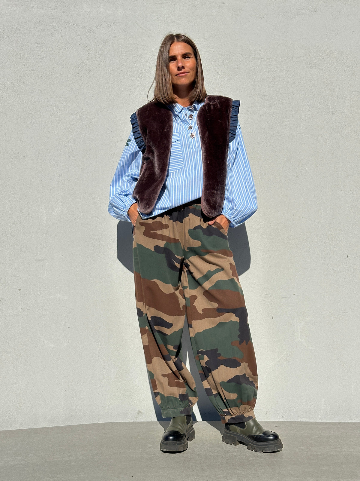 Gaspar 2607933 Tropea pants brown camo