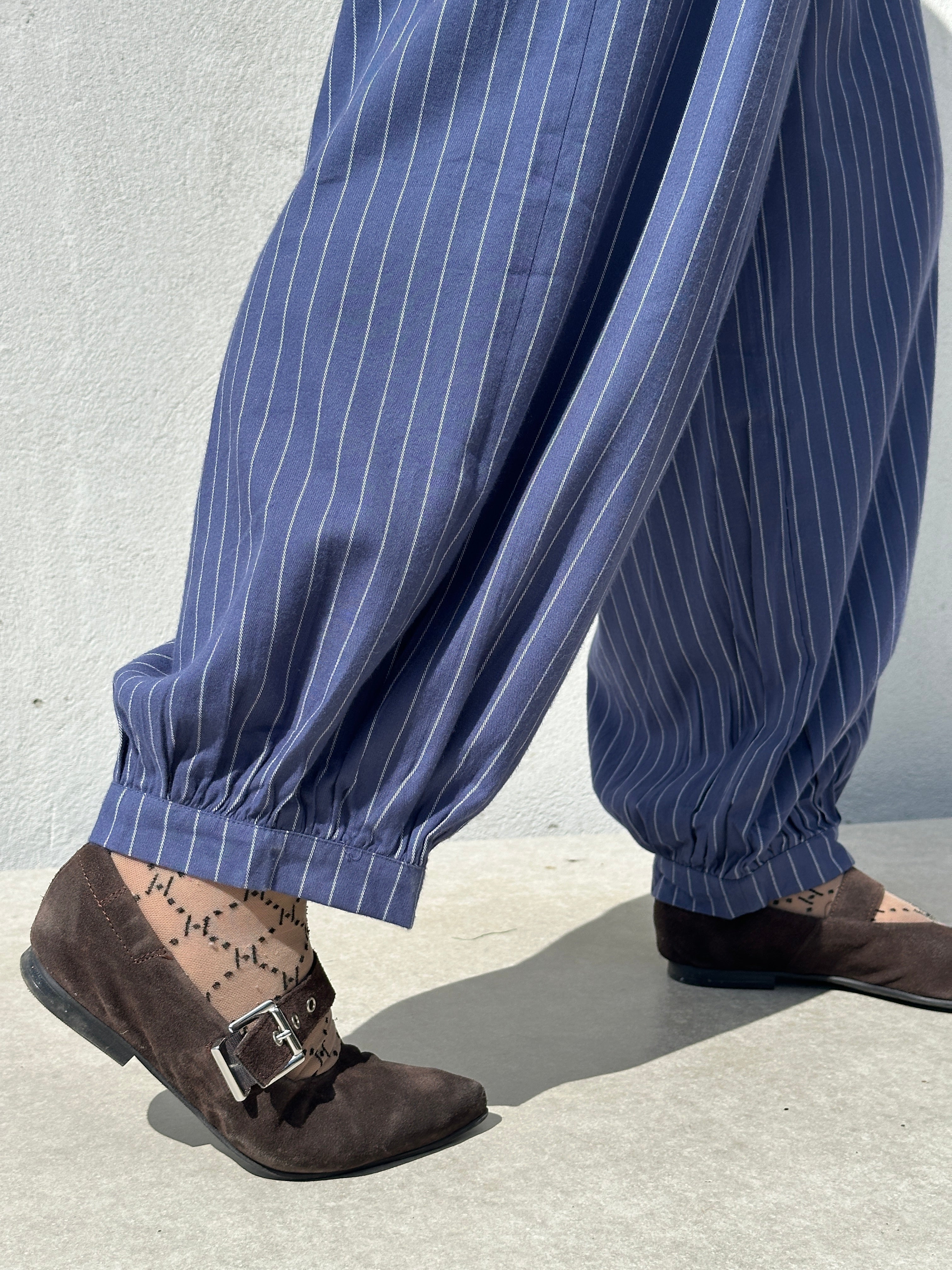 Gaspar 2607935 Tropea pants pinstripe blue
