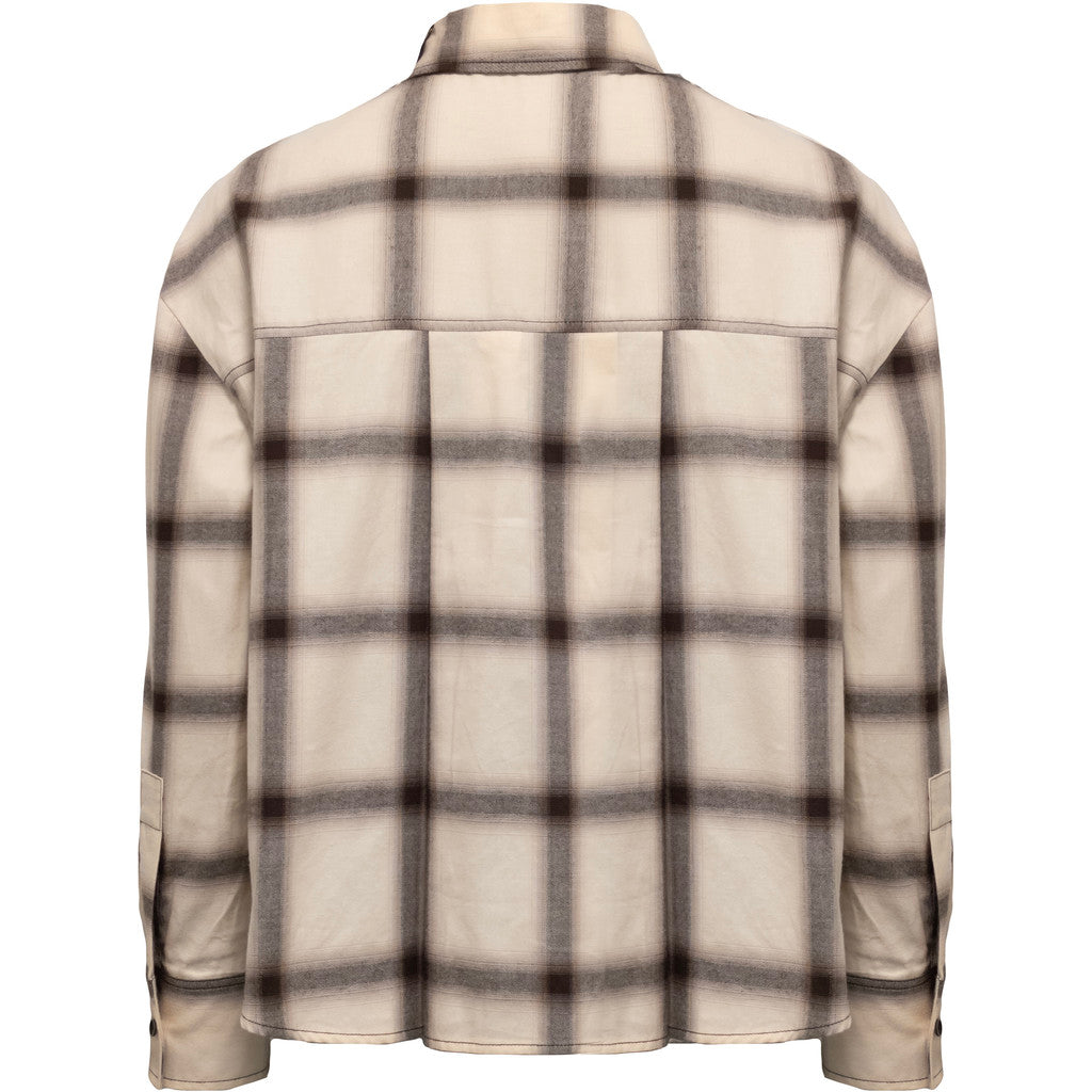 Costamani 2608100 Reid L/S shirt whisper/choco
