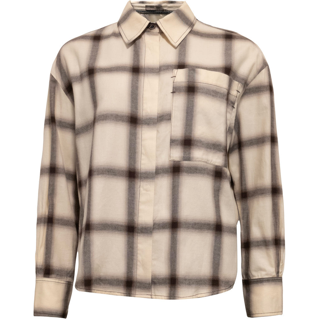 Costamani 2608100 Reid L/S shirt whisper/choco
