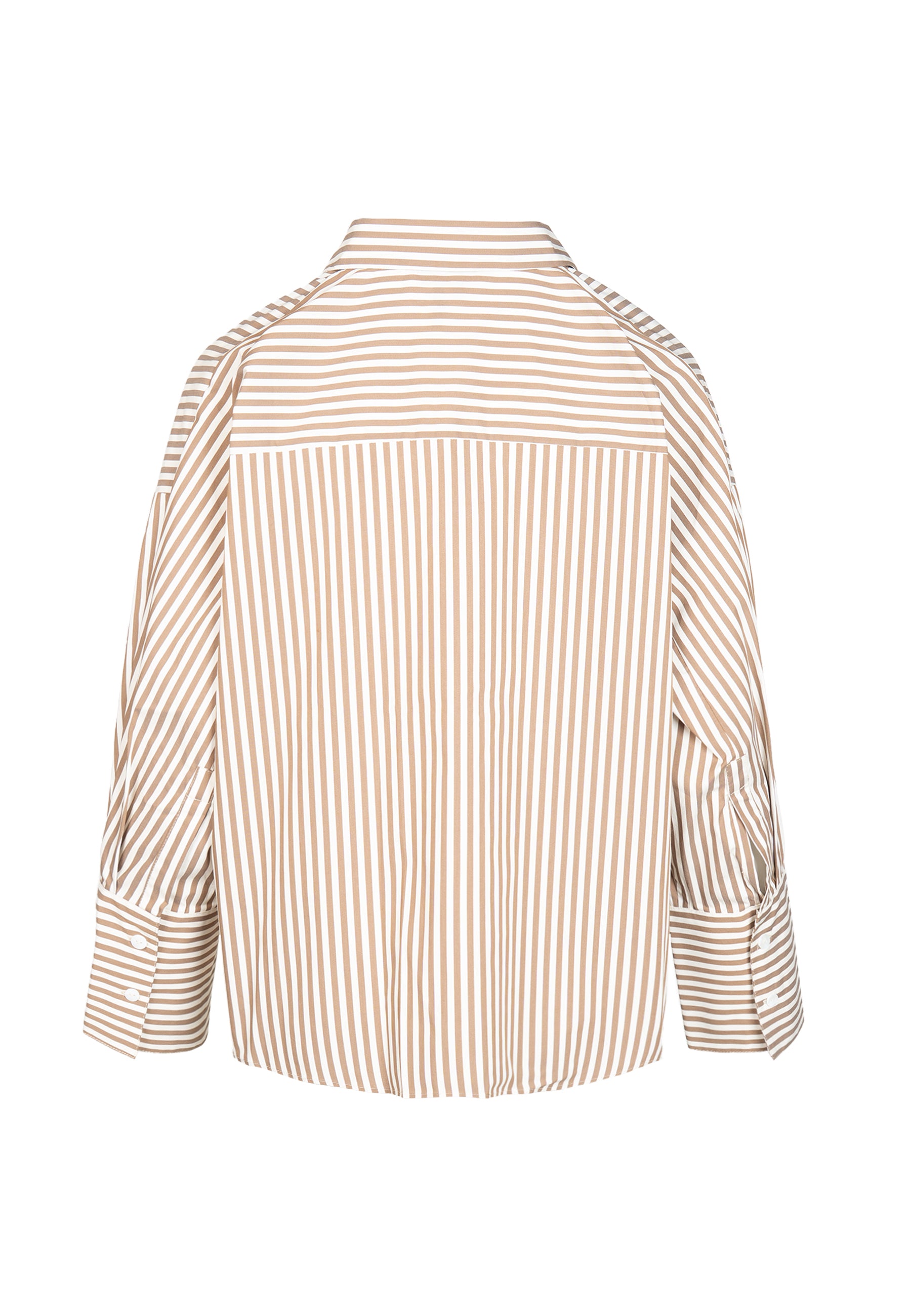 HÈST 2630190755 Lilly shirt stripe brown wren