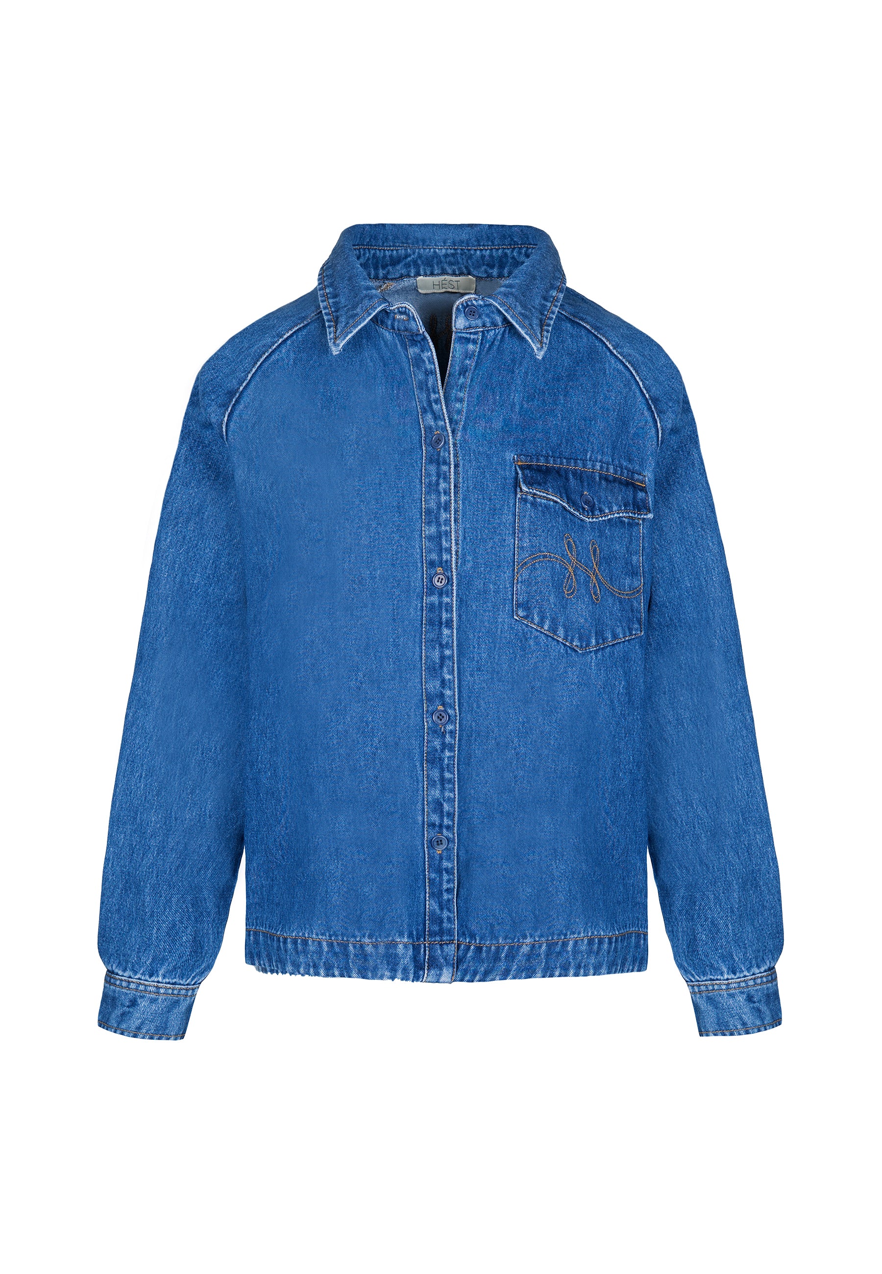HÈST 2630190760 Kylie denim wash shirt