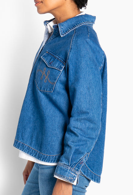 HÈST 2630190760 Kylie denim wash shirt