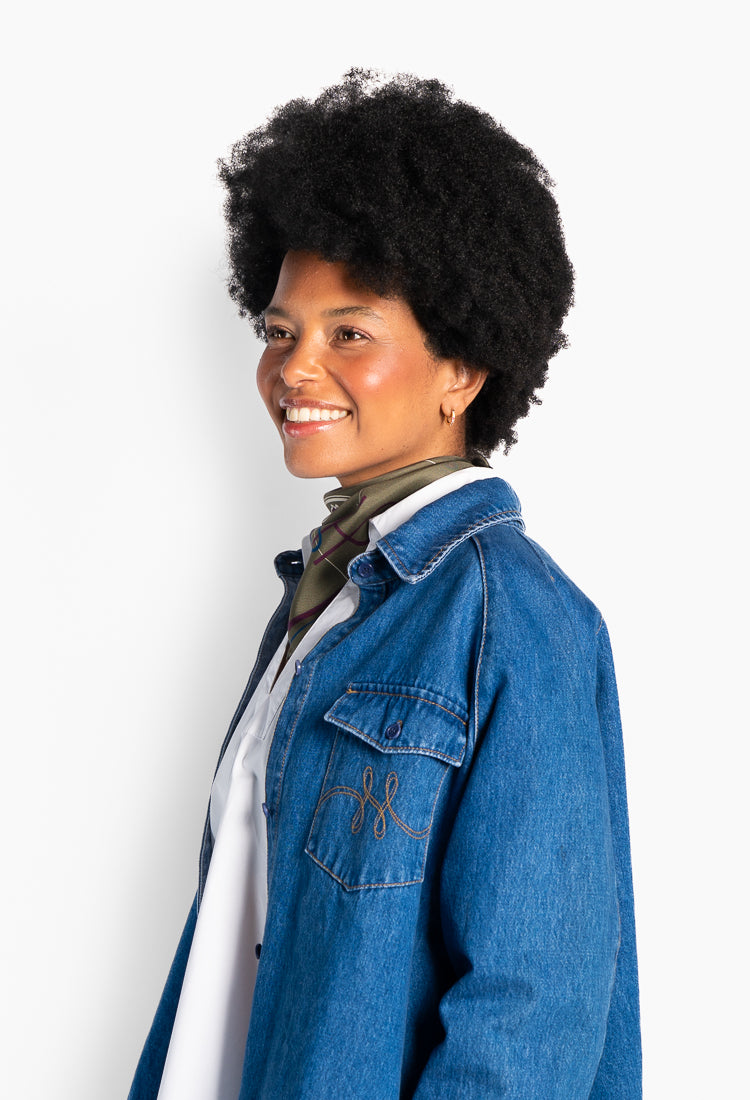 HÈST 2630190760 Kylie denim wash shirt