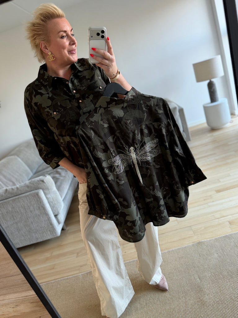 Gaspar 2601329 Oslo camo shirt green