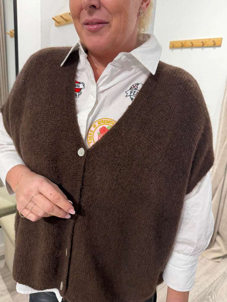 Boho Love B1311 strik mohair brown