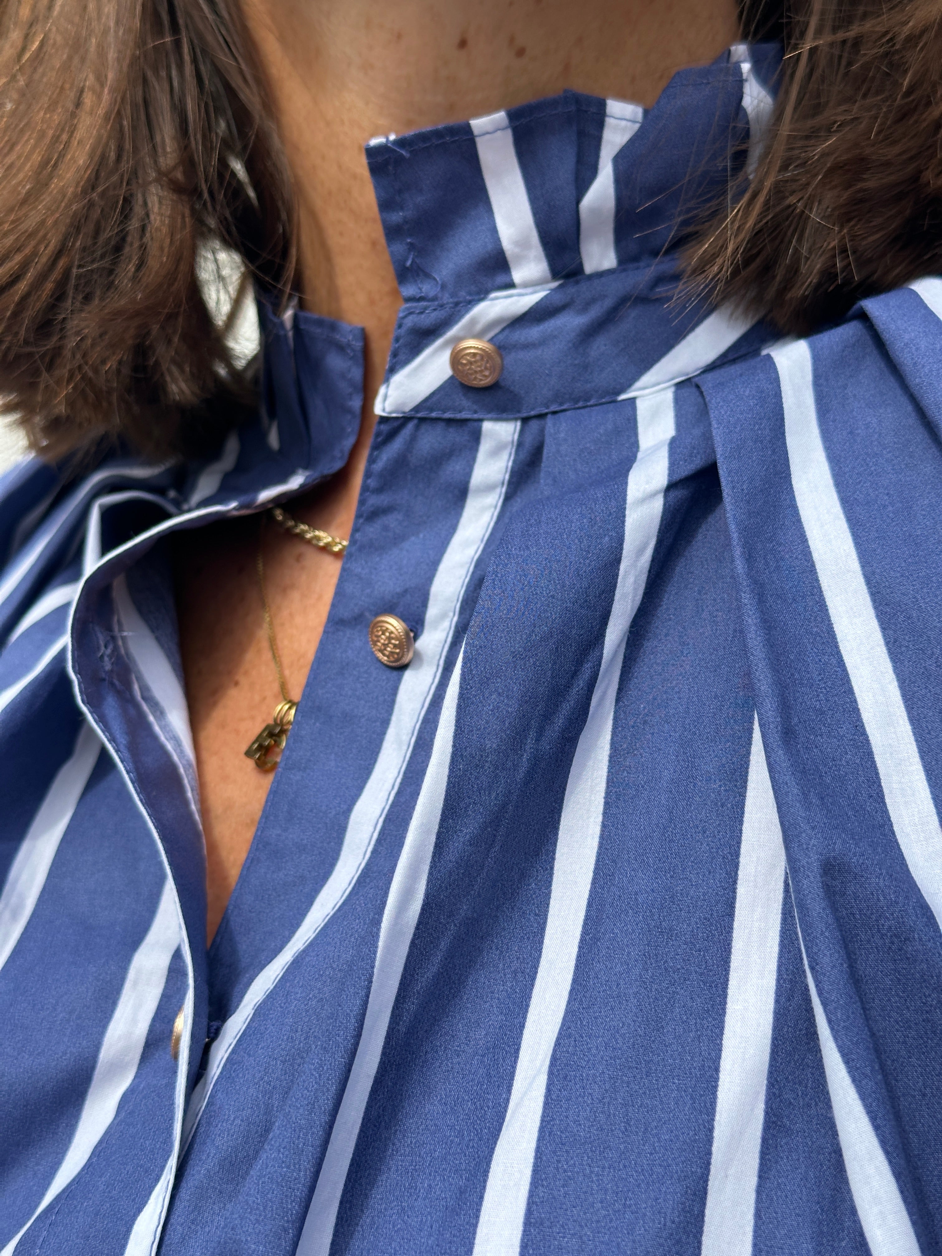 Gaspar 2607330 Himalaya shirt stripe blue
