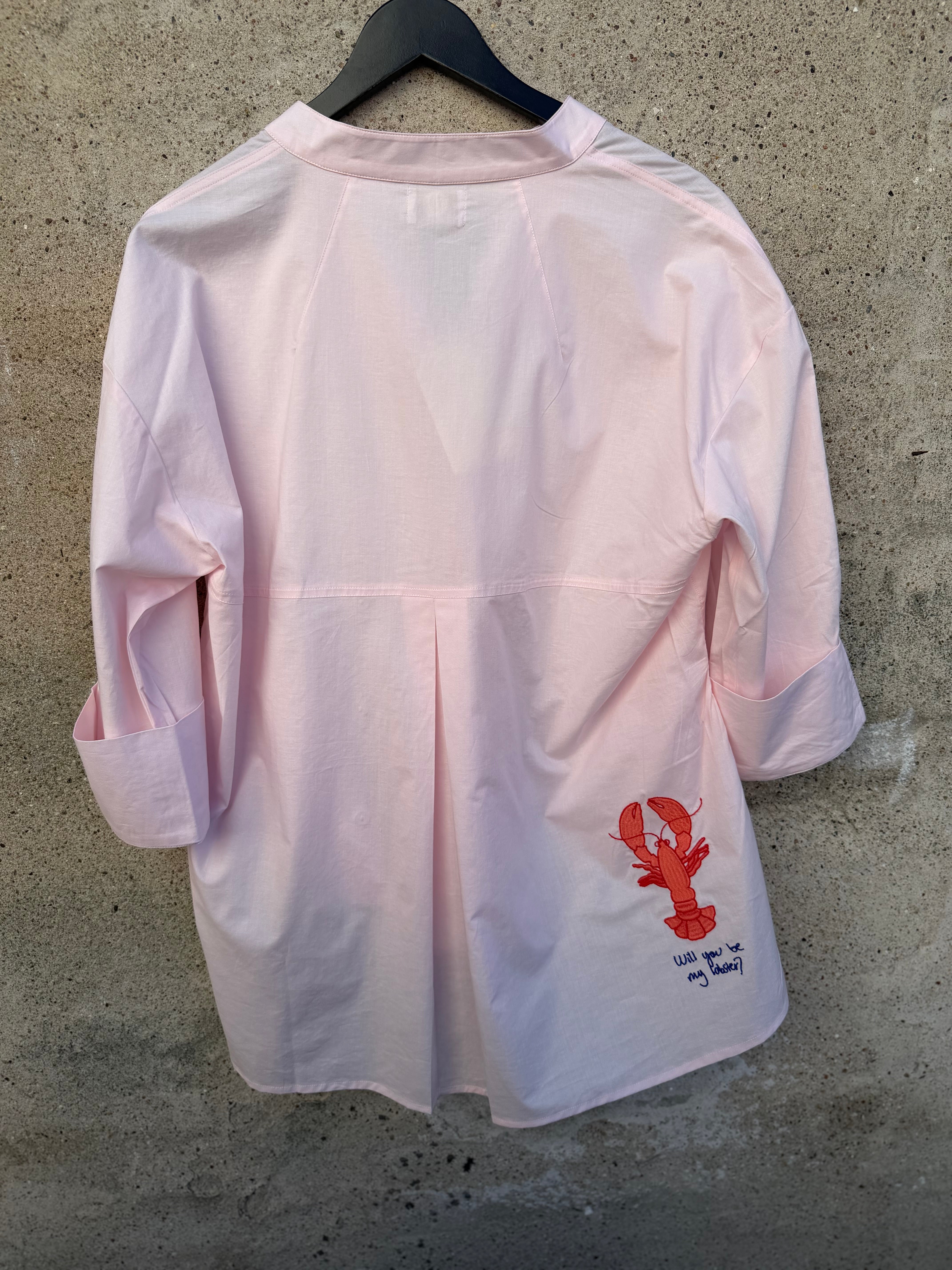 WAUW Luna shirt lobster pink marshmellow