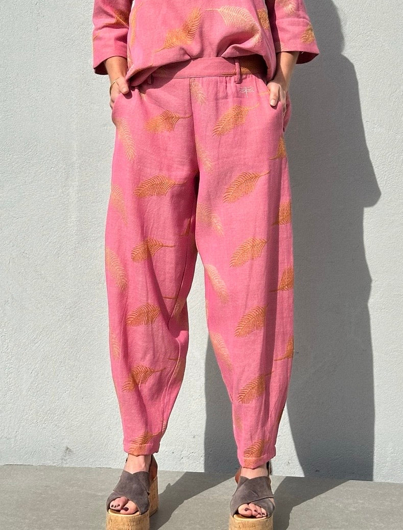 Gaspar 2601952 Colorado pants jacquard rose