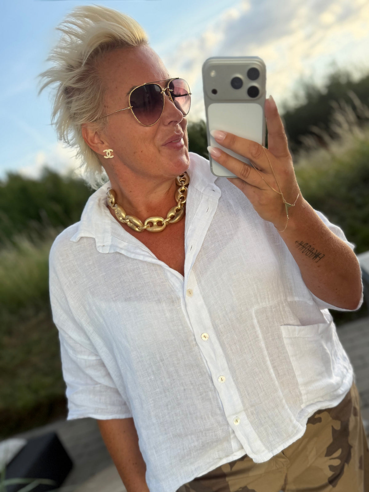 CABANA Living Judy shirt white