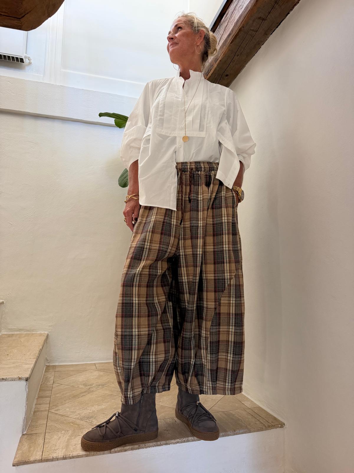 CABANA Living checky pants nature 70827121