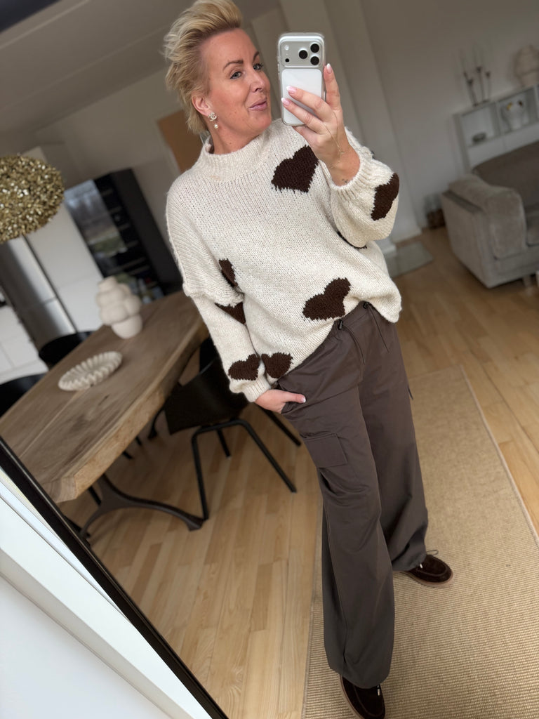 Love & Divine love1465 bukser cargo brown