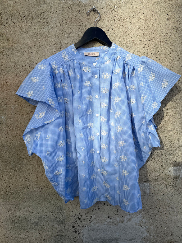 LECOCO 35045 Ruby skjorte top blue