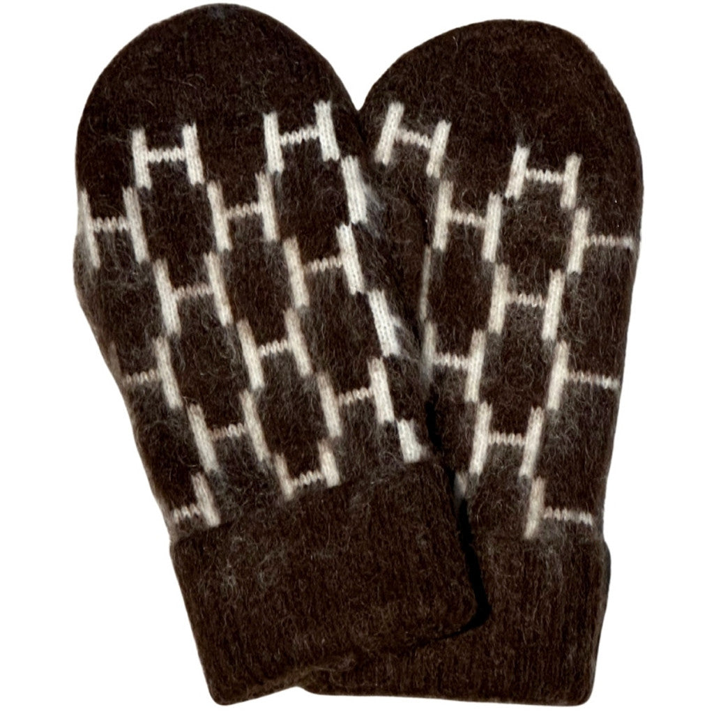 HÈST 2630390872 Gera mittens dark earth