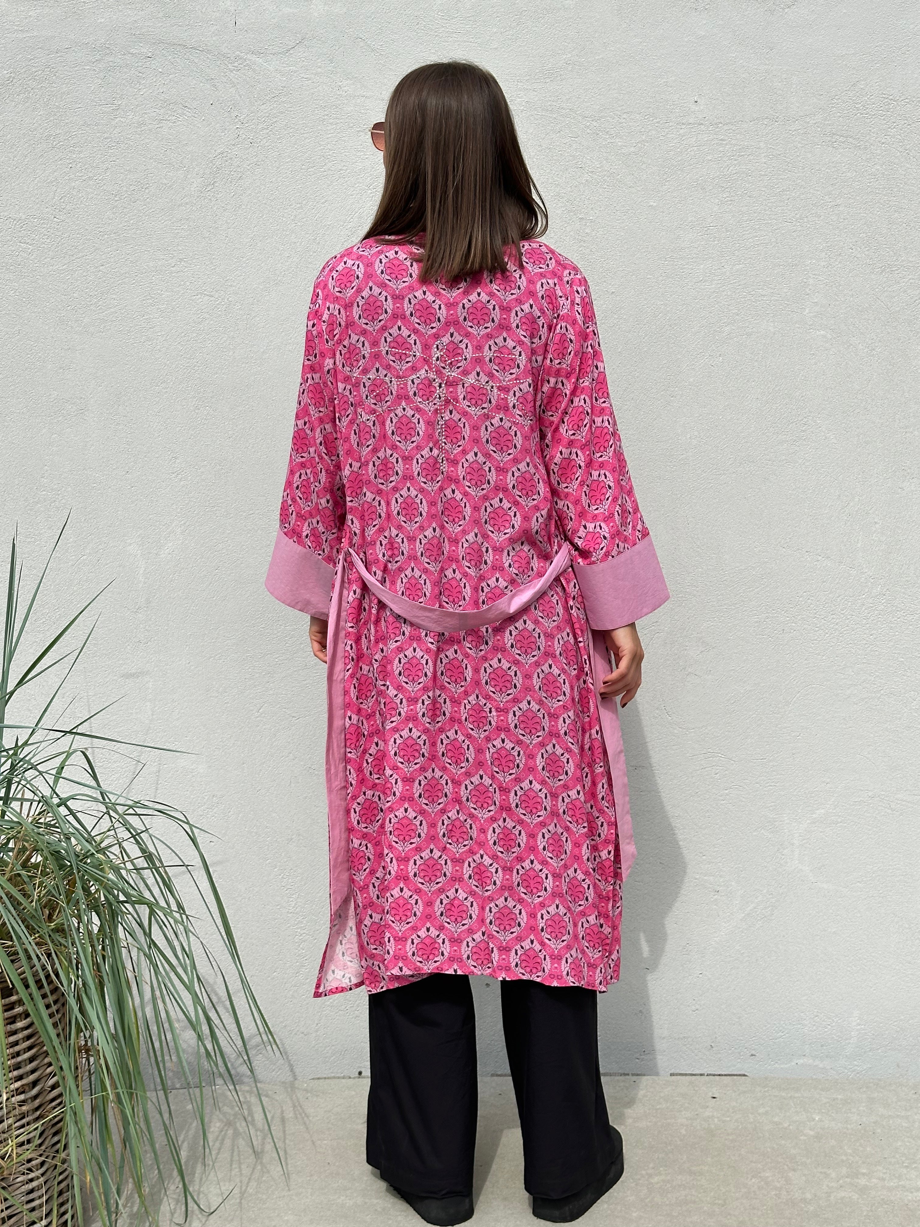 Gaspar 2601501 Yolo kimono pink
