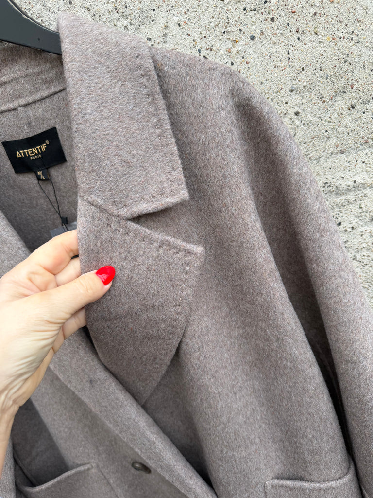 By Engbork Bennedikte coat taupe