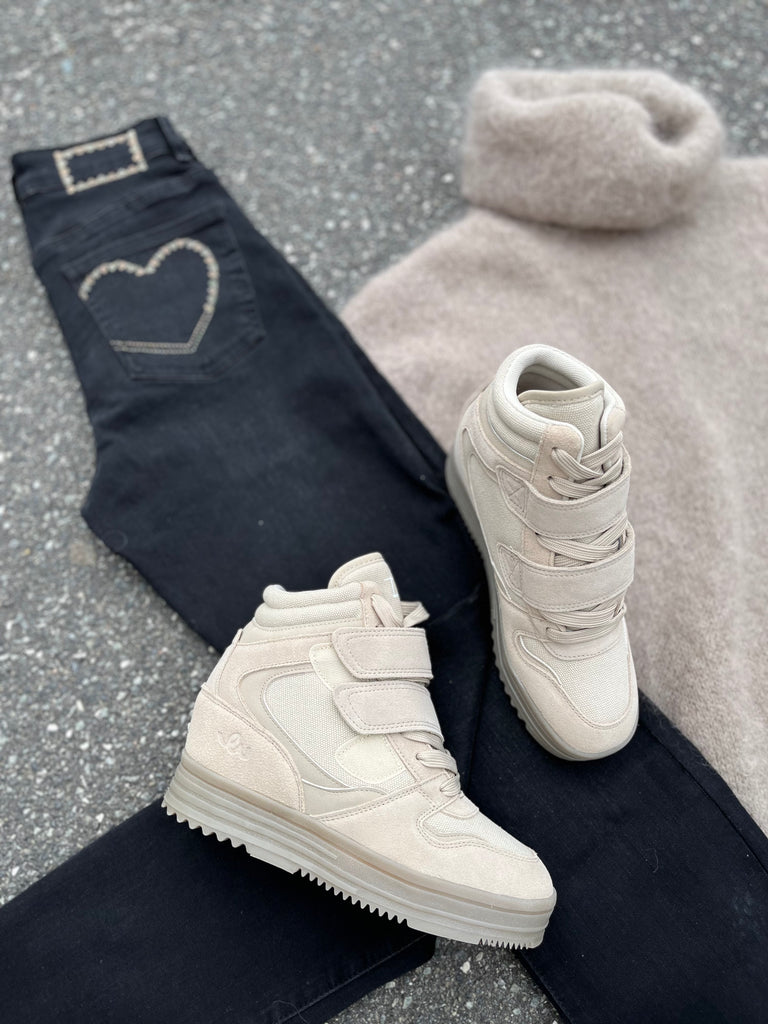 Duffy 73-44454 short boots beige