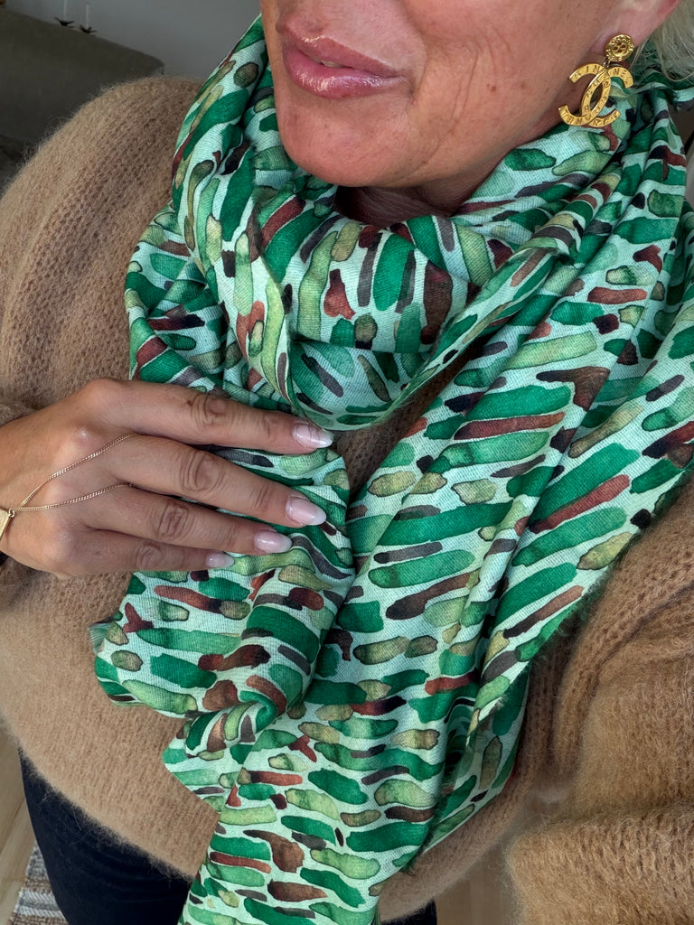 Tørklæde 0214-03 green