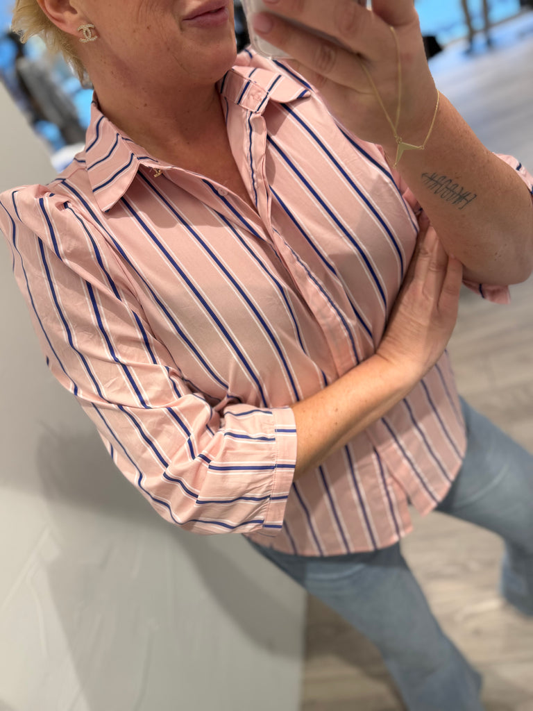 Liberte 21249 Flora blouse stripe rose