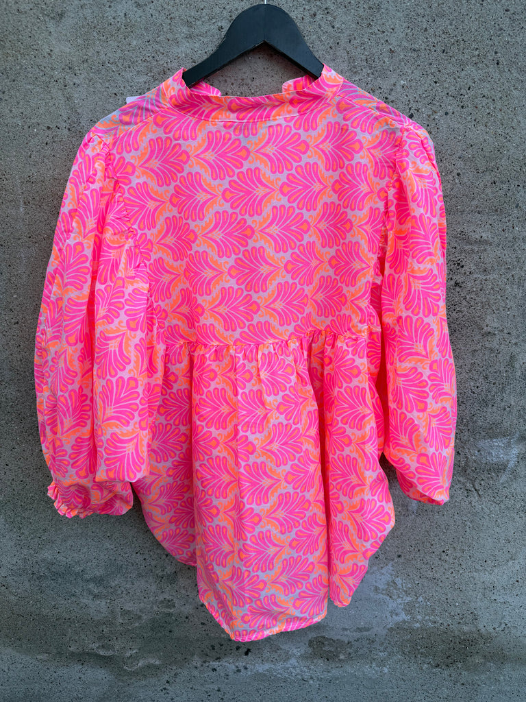 By Engbork Adelina shirt print pink