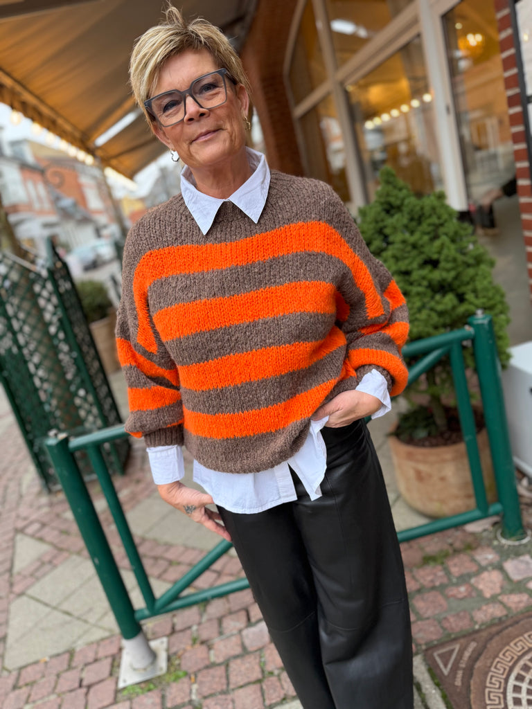 Boho Love B1314 strik stripe orange