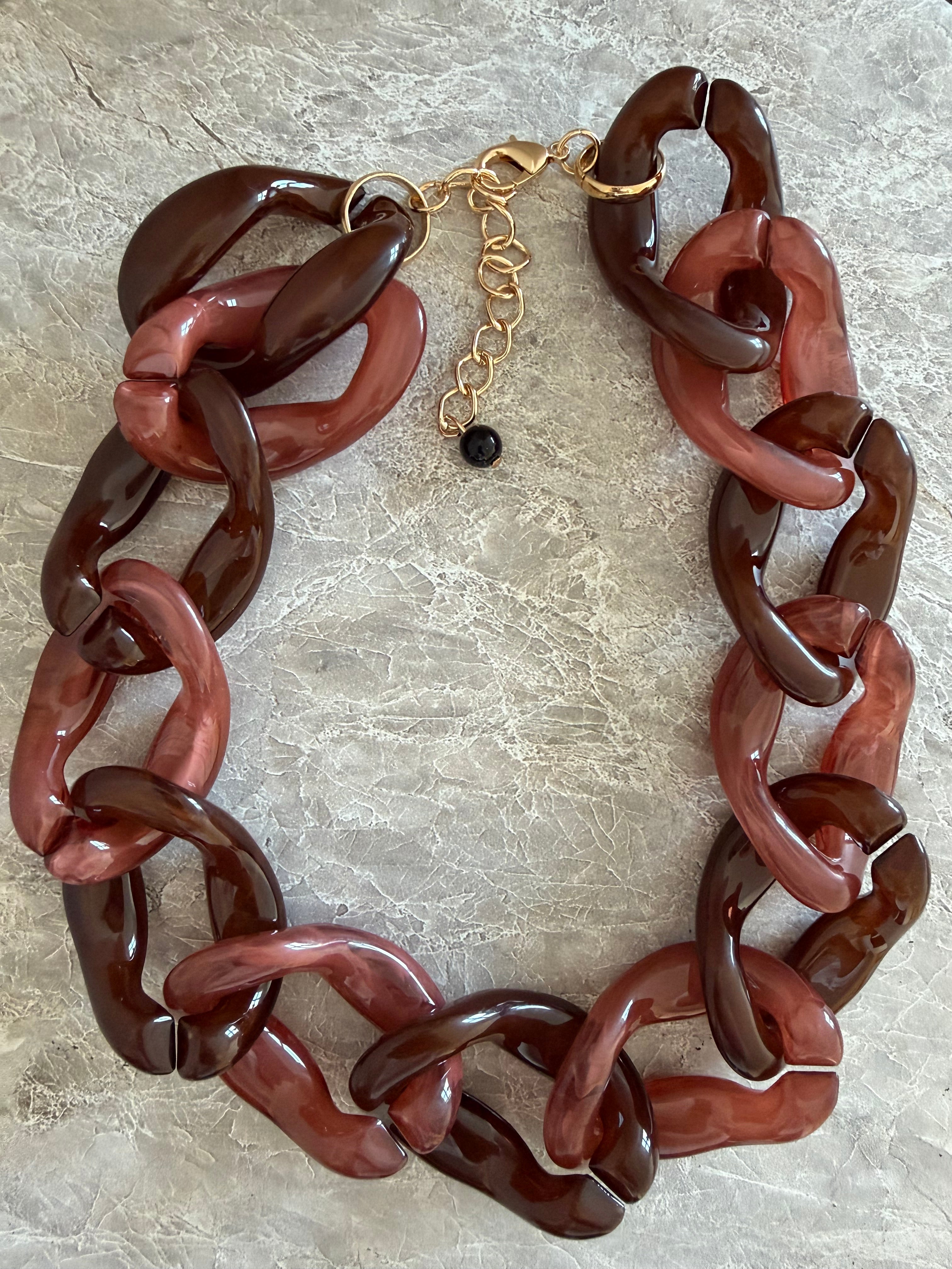 Bali collection Pura necklace brown