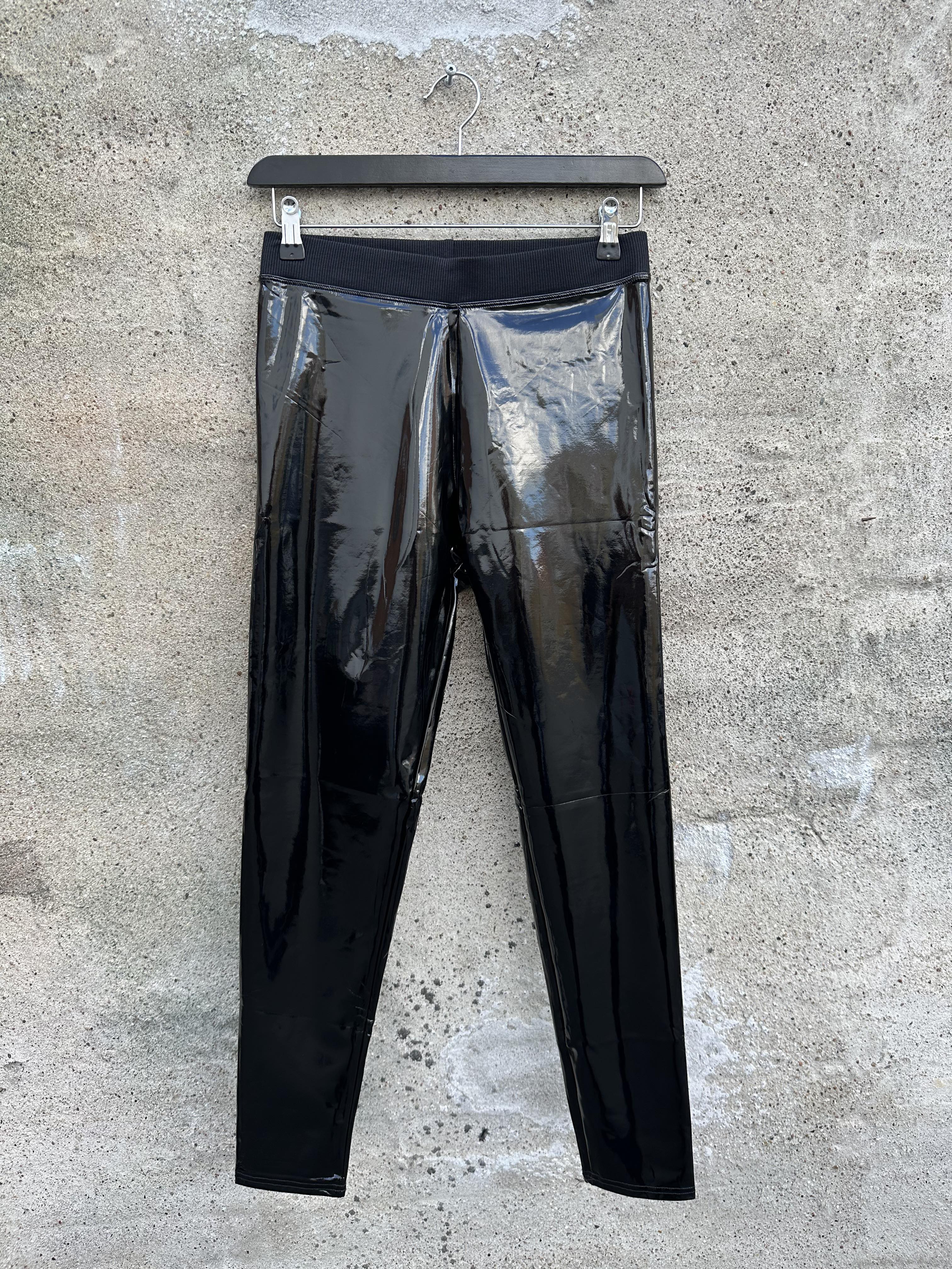 By Engbork You & Me PU leggins Black