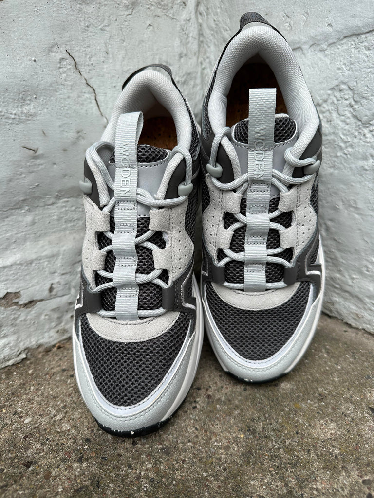 Woden WL591 Sif Reflective sneakers Dark Grey