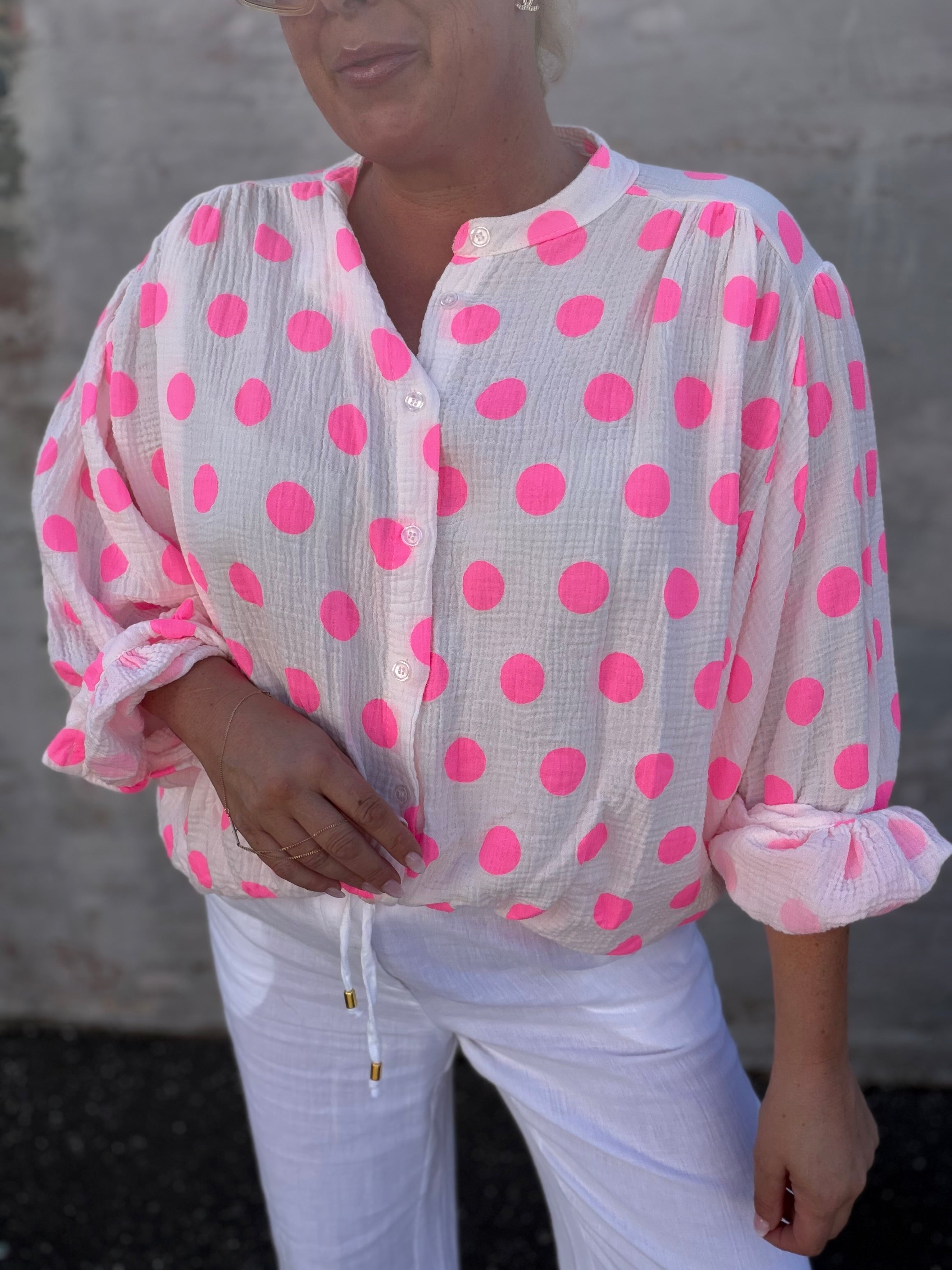 Boho Love B1359 Bomb shirt dot pink