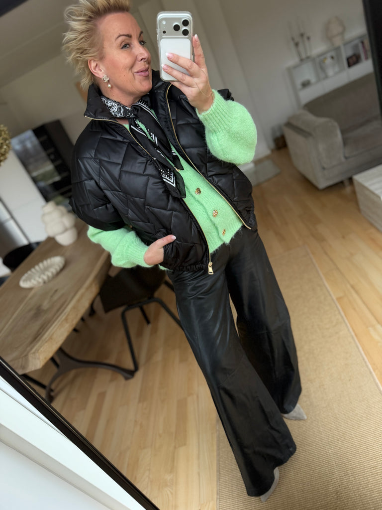 By Engbork Emilia vest quilted black