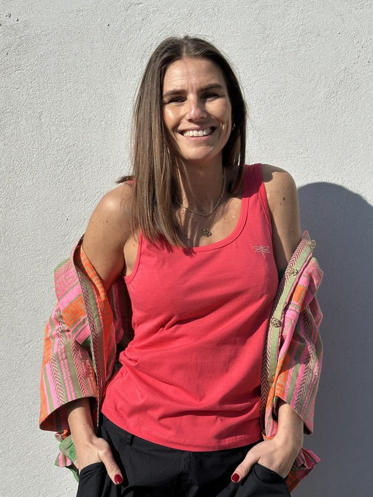 Gaspar 2601301 Osaka tanktop pink