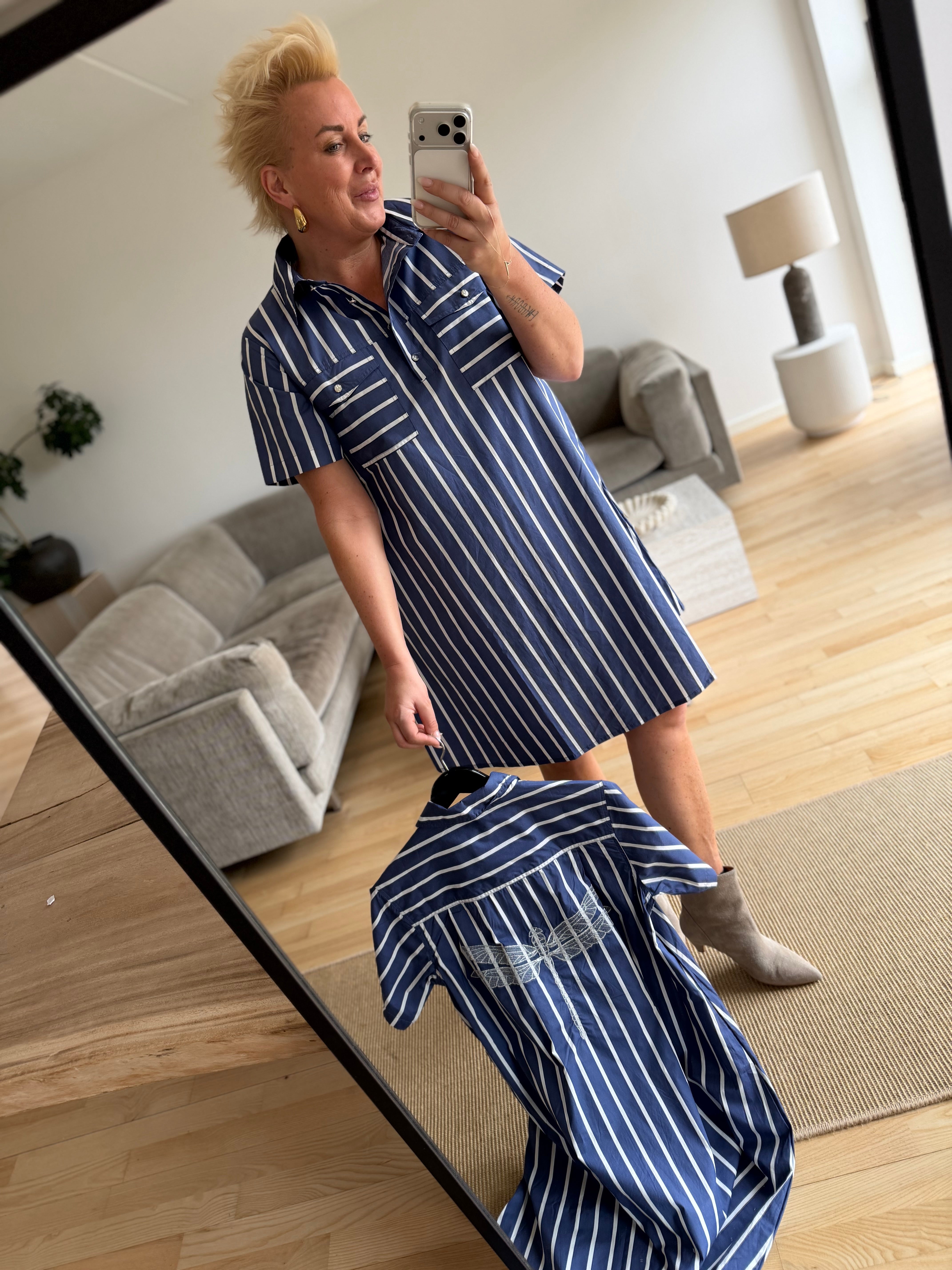 Gaspar 2601714 Nice poplin short dress