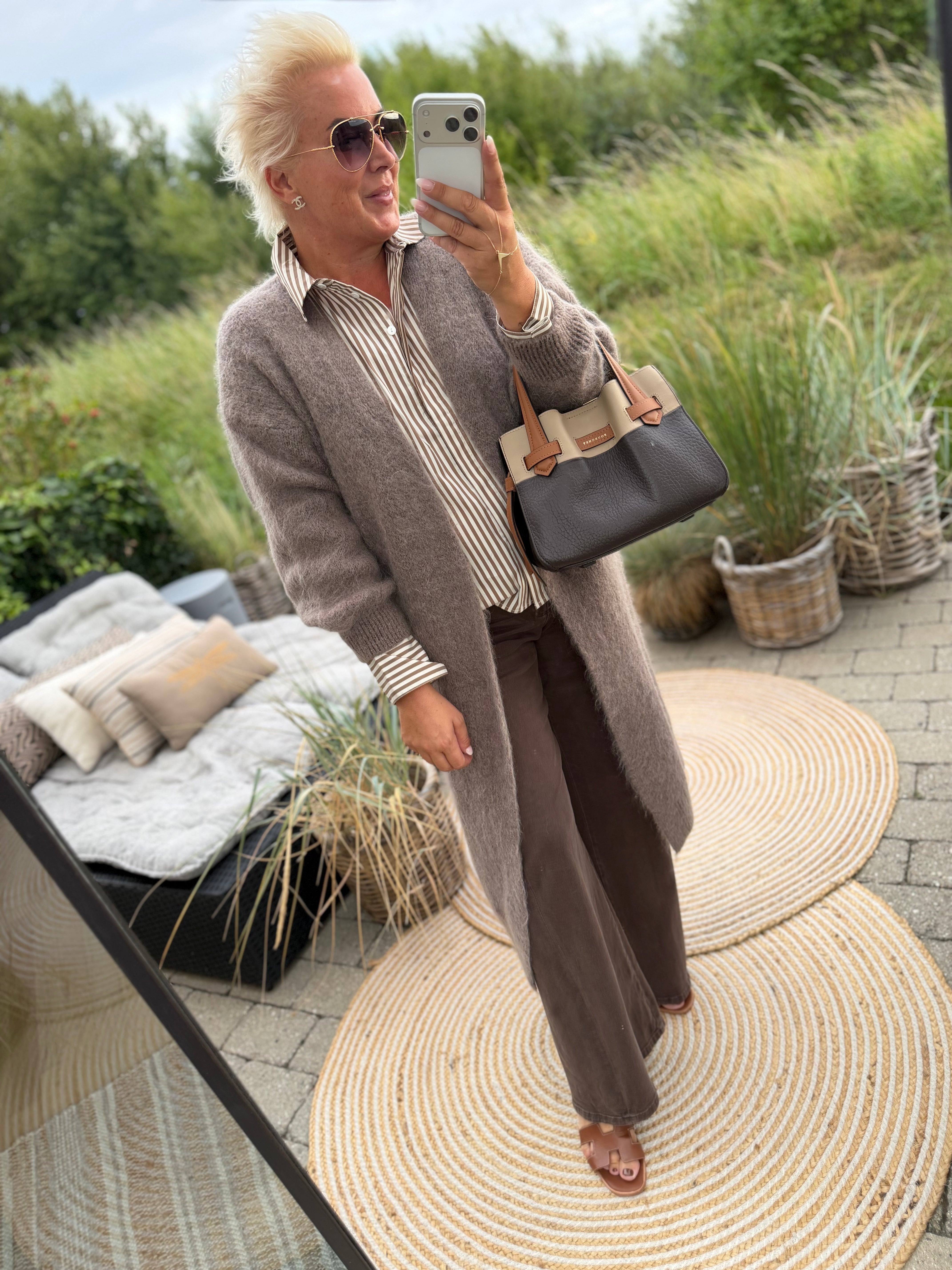 CABANA Living Lucy cardigan 8819 fango