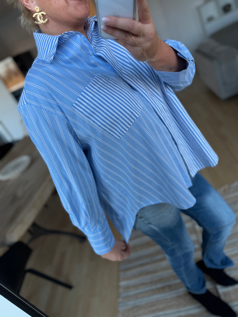 By Engbork Visba skjorte mix stripe