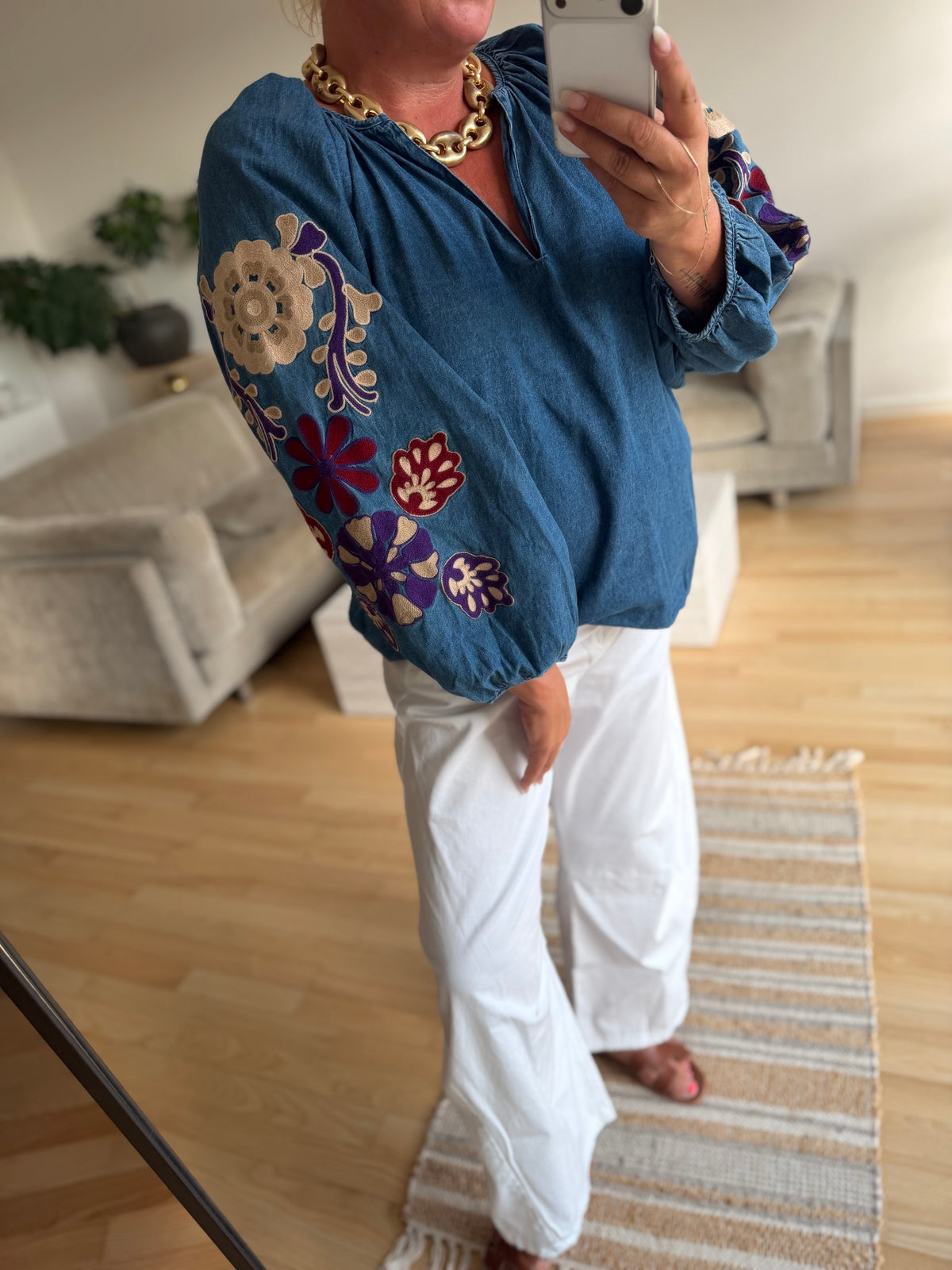 LECOCO 35216 Marina shirt denim