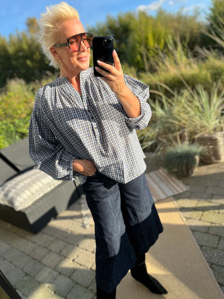 LECOCO 34937 skjorte tern blue