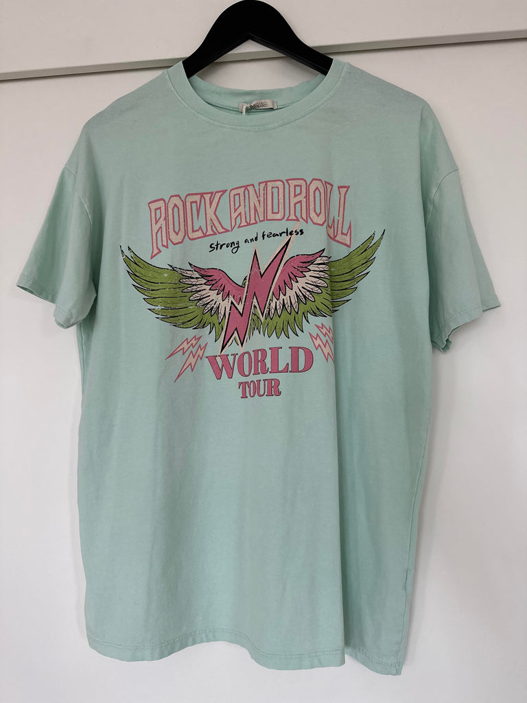 By Engbork Rock and Roll T-shirt mint