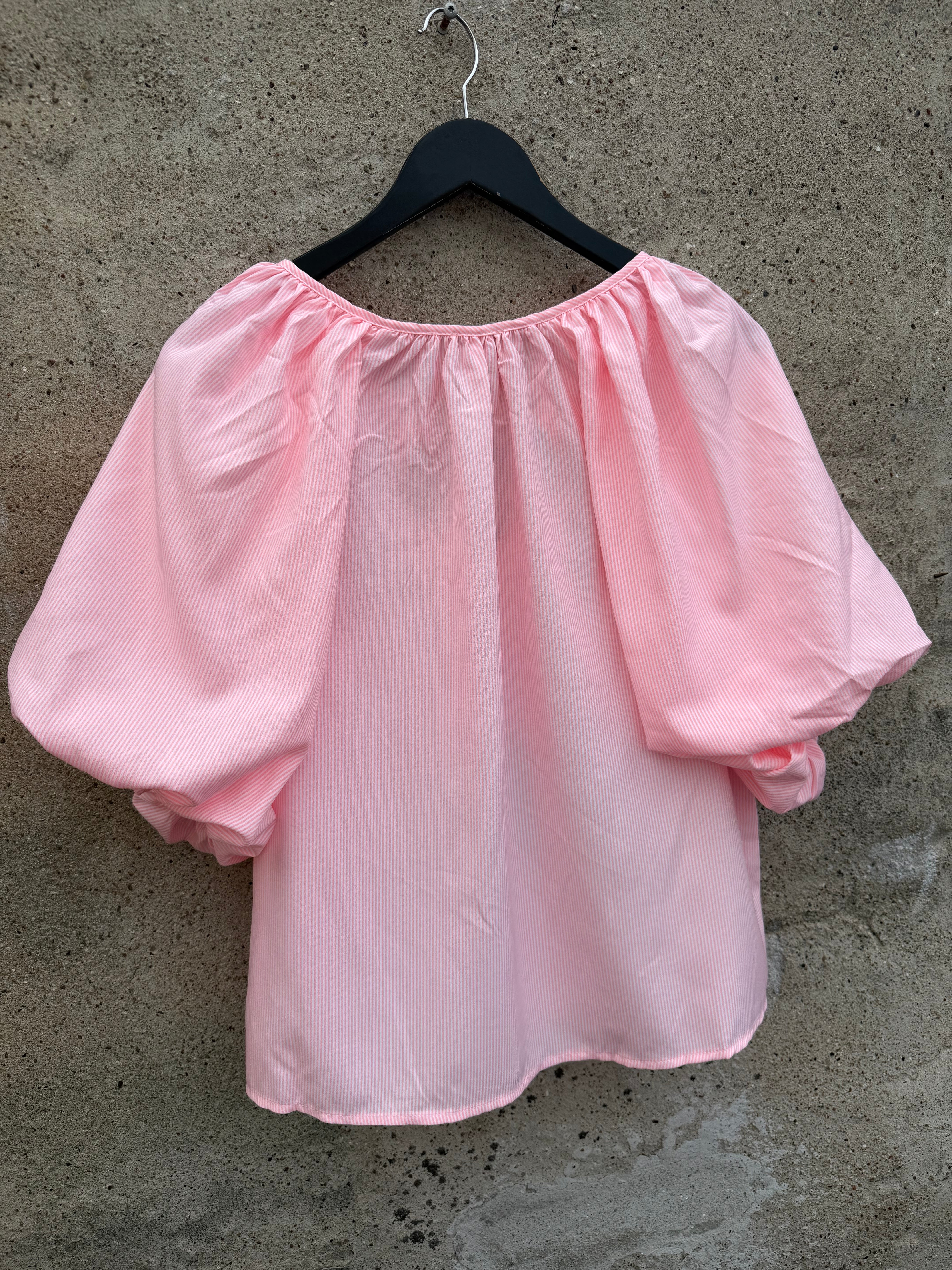 Qnuz 9396 Boheme shirt embrodery rosa