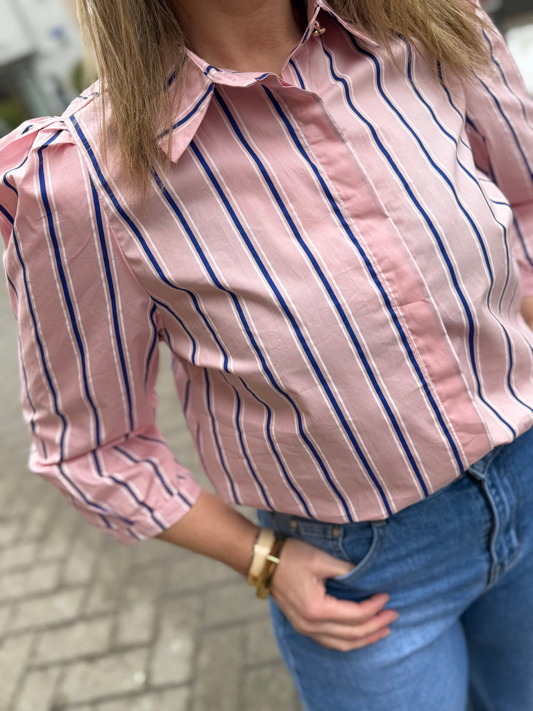 Liberte 21249 Flora blouse stripe rose