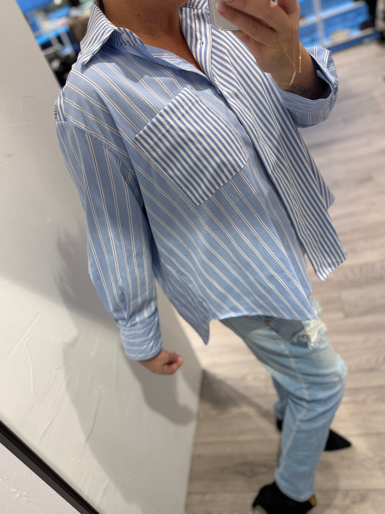 By Engbork Visba skjorte mix stripe