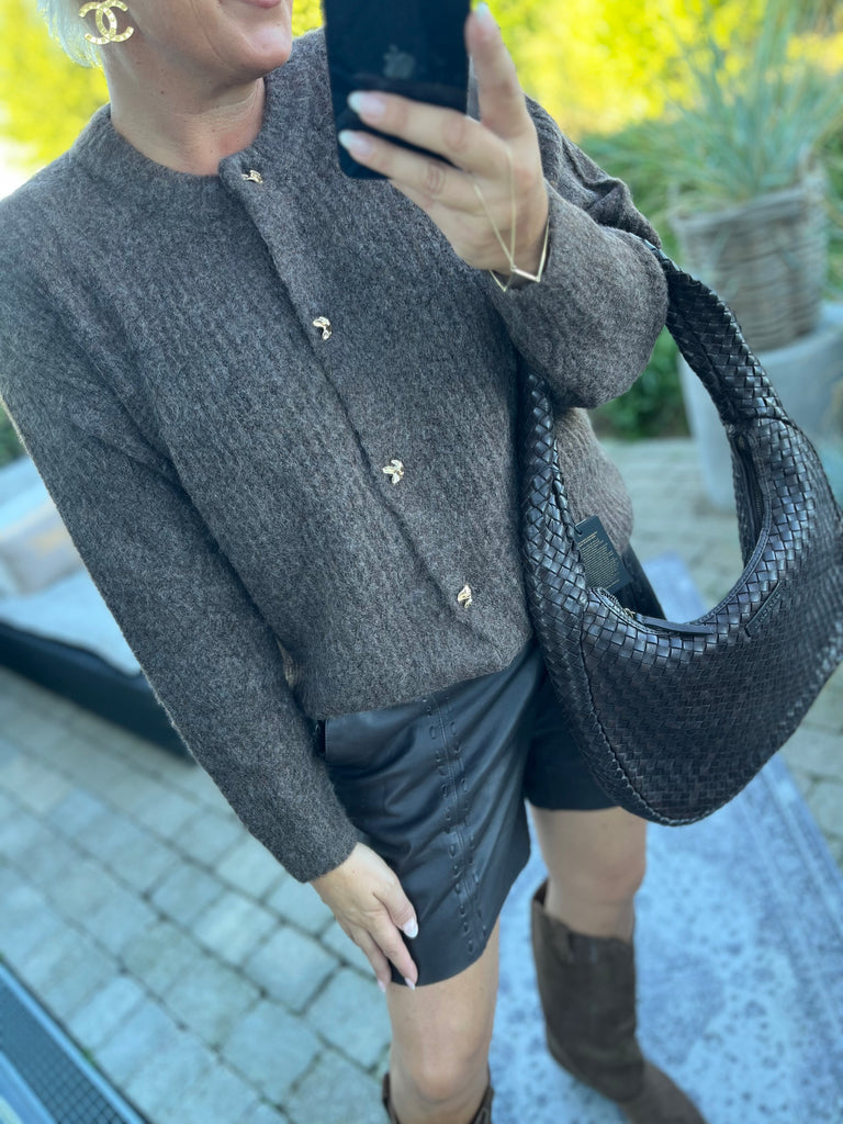 Depeche 51208 Julia shorts leather chocolate