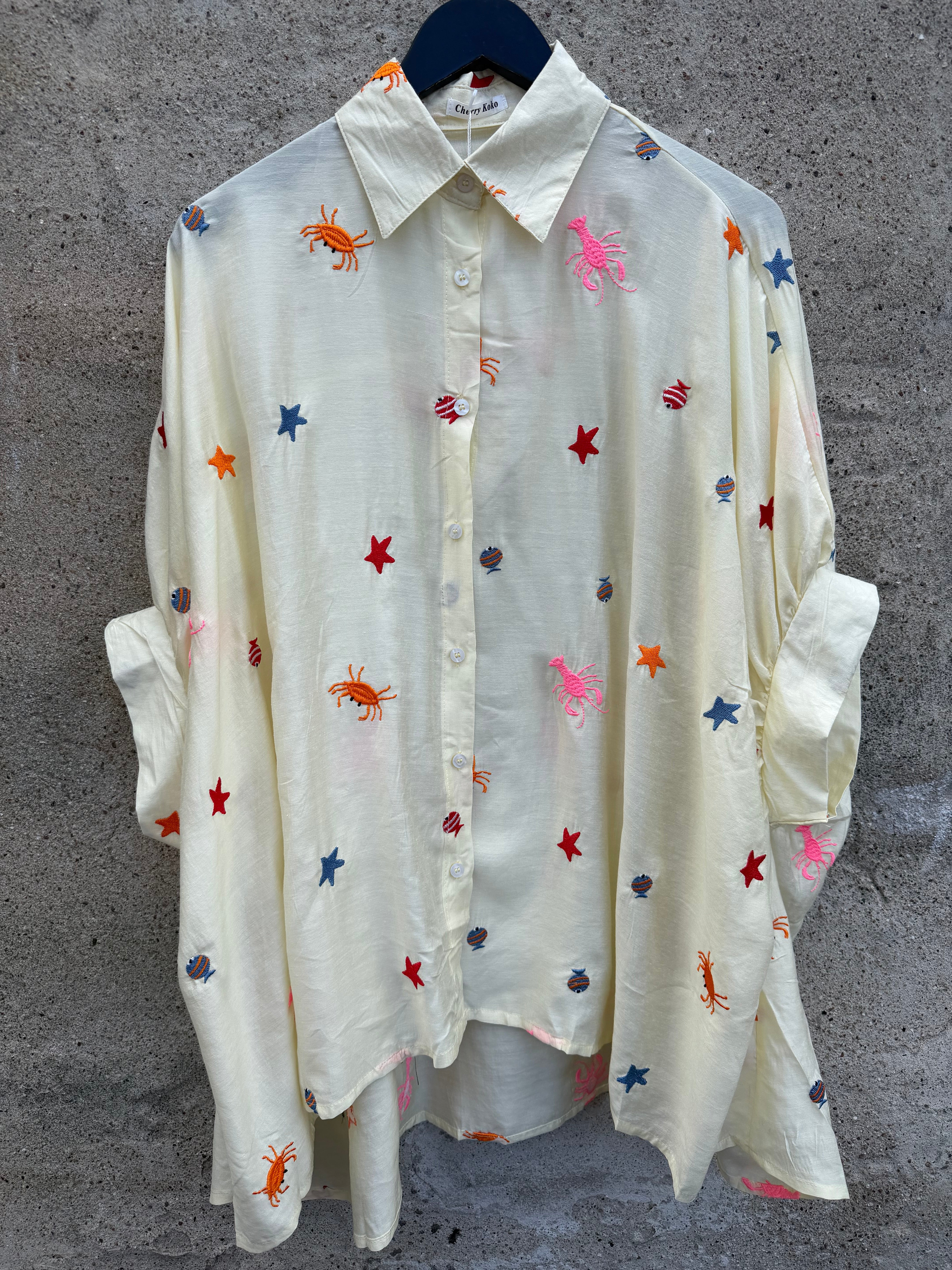Ocean life 10088 big shirt yellow
