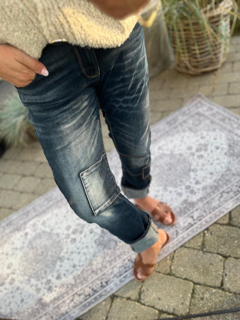 Boho Love B1272 jeans denim dark